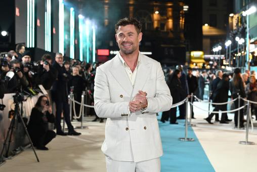 Chris Hemsworth lors de la projection de gala de CRIME 101 à Londres, le 28 janvier 2026.  2026 Getty Images